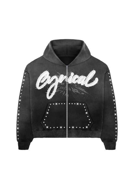 Spider Web Zip Up